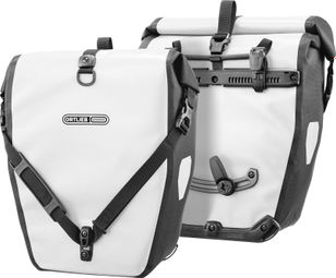 Set Ortlieb Back-Roller Classic Quick-Lock 2.1 bagagezakken voor bagagedrager, 40 l (2 x 20 l), wit/zwart
