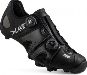 Lake MX241-X MTB Schuhe Schwarz / Silber Große Version