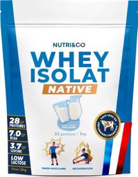 Protéines Whey Isolate Native Neutre