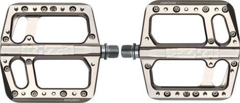 Paar platte pedalen HT Components Raven ANS12 Grijs