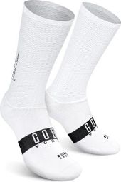 Chaussettes de cyclisme aérodynamiques Vortex White