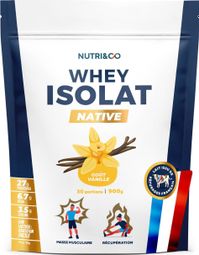 Protéines Whey Isolate Native Vanille