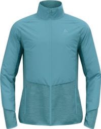 Odlo Run Easy Warm Long Sleeve Jas Blauw