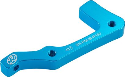 REVERSE Adaptateur Frein IS - PM Shimano Arrière 180mm Bleu anodisé