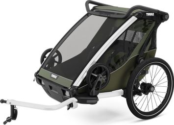 Remorque à Enfants Thule Chariot Lite Double Vert Vintage