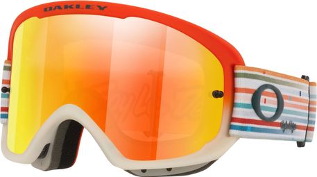 Masque VTT Oakley O-Frame 2.0 PRO MTB Troy Lee Designs Orange/Fire Iridium/Ref : OO7117-30