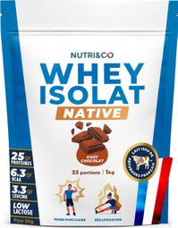 Protéines Whey Isolate Native Chocolat