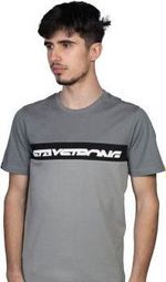 T-SHIRT STAYSTRONG CUT OFF GREY/BLACK