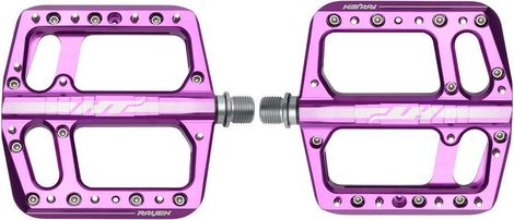 Par de pedales planos HT Components Raven ANS12 Violeta