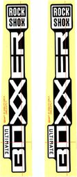 Kit decalcomanie RockShox BoXXer 27/29'' Silver
