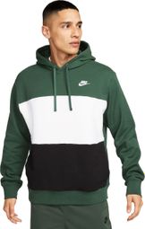 Nike Club+ Color Block Hoodie Green