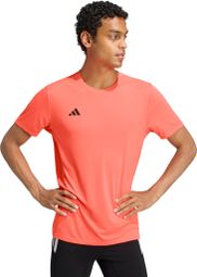 Men's adidas Adizero Essentials Red Running T-Shirt