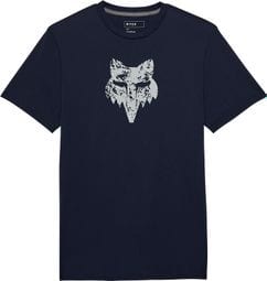 Fox The World Kurzarm T-Shirt Blau