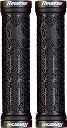 Paire de Grips Reverse Stamp Noir