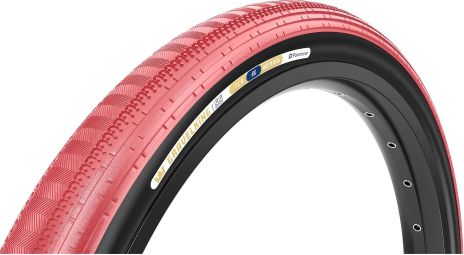 Pneu Gravel Panaracer GravelKing SemiSlick Limited Color Edition 700 mm Tubeless Ready Souple ZSG Gravel Compound BeadLock TuffTex Rose Sakura