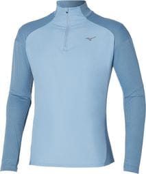 Mizuno Active Run Blue Men's 1/2 Zip Top