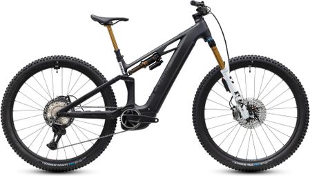 Mountain bike elettrica a sospensione completa Cube Stereo Hybrid One44 HPC AT 800 Shimano Di2 12V 800 Wh Bosch 120 Nm 29'' Nero Carbonio 2027