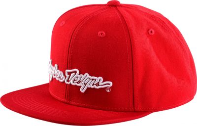 Troy Lee Designs 9Fifty Signature Cap Rot/Weiß