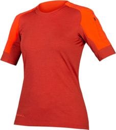 Endura GV500 Women's Short Sleeve Jersey Red