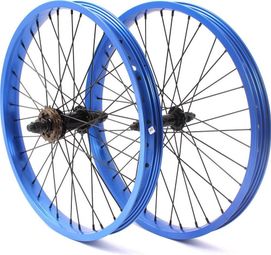 Jeu de Roues BMX CHRIS BÖHM 20 Pouces Bleu KHEbikes