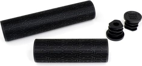 Paar Rockshox TwistLoc Textured Grips 89/135mm Zwart