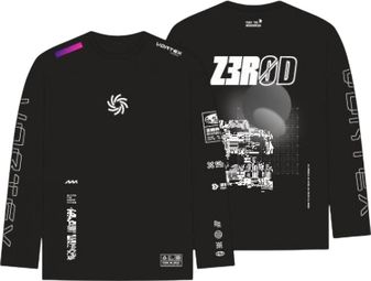 Z3rod Vortex T-shirt met lange mouwen voor heren, zwart