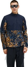 Peak Performance Freelight Polartec Alpha Blue/Brown half-zip fleece for men