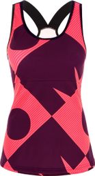 Camiseta sin mangas de triatlón mujer Santini Ironman Cupio rosa