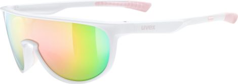 Uvex Sportstyle 515 Kinderbrille Weiß/Spiegelgläser Pink