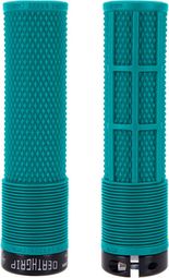 Paire de Grips DMR DeathGrip Flangeless Bleu Tribe