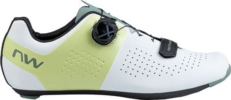 Northwave Storm Carbon Straßenschuhe Weiß/Grün männlich