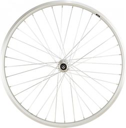 Roue vtt 26  ar blocage jante argent mach1 er10 moy.miche v-brake a visser 5/6/7v 36t