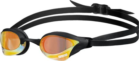 Lunettes de Natation ARENA Cobra Core Swipe Mirror Noir Or