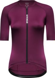 Kurzarmtrikot für Damen Gore Wear Spinshift Violett