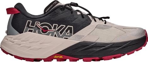 Scarpe da trail Hoka Speedgoat 7 GTX beige/nero da uomo