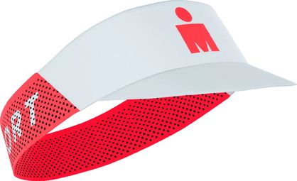 Visera Compressport Pro Racing Ironman 2026 Roja/Blanca