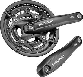 Pédalier Shimano FC-T521 ville et trekking triple plateau 44-32-24 175 mm