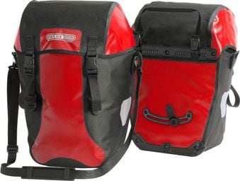Paar ortlieb bike packer classic 40l bagagetassen rood / zwart