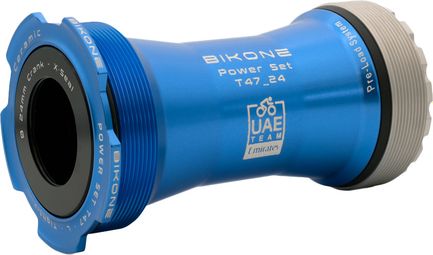 Bikone PowerSet T47 Ceramic Bottom Bracket für Shimano UAE Team Emirates Edition Blue