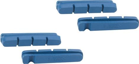 XLC 2 Pairs of Brake pads to Carbon rim Cartridge 55 mm Blue