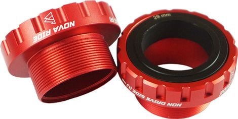 Boitier de pédalier Nova Ride ITA Sram DUB Rouge