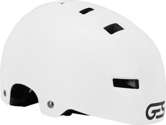 CASQUE VELO BMX-URBAIN GES EXPLORER BLANC MAT AVEC FIT SYSTEM TAILLE 54-58 (VENDU EN BOITE)