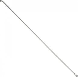 RAYON INOX ARGENT E-BIKE 2 0mm AVEC TETE EN 2 3mm  L 266mm SAPIM TETE COUDEE AVEC ECROUS (VENDU A L'UNITE)