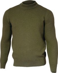 Pull Ivanhoe eco ash col rond-100% laine mérinos biologique-Vert