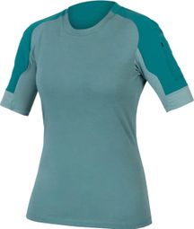 Maillot Endura GV500 Mujer Manga Corta Verde