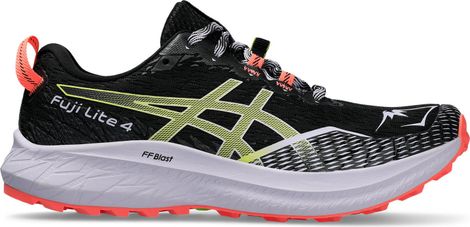 Chaussures de Trail Running Femme Asics Fuji Lite 4 Noir Rose