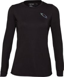 Langarmtrikot Damen Fox Ranger Drirelease Schwarz