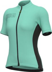 Maglia manica corta da donna Alé Color Block Verde acqua