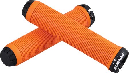 Pair of Grip Spank Spike Orange