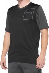 100% Ridecamp Short Sleeve Jersey Gray / Black